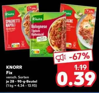 Kaufland Knorr Fix Angebot