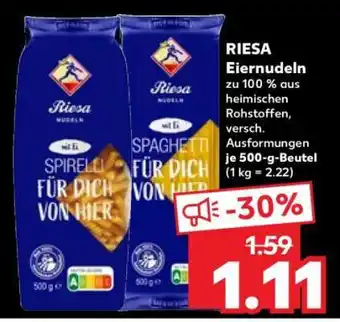 Kaufland RIESA Eiernudeln Angebot