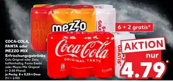 Kaufland COCA-COLA, FANTA oder MEZZO MIX Angebot