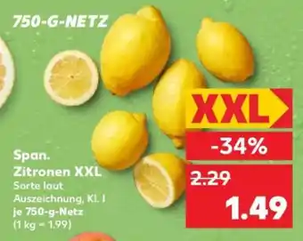 Kaufland Span. Zitronen XXL Angebot