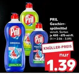 Kaufland Pril Geschirrspülmittel Angebot