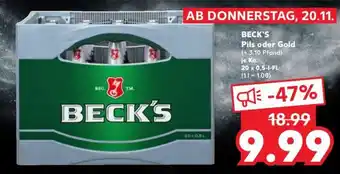 Kaufland Beck's Angebot