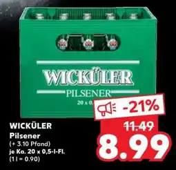 Kaufland Wicküler Pilsener Angebot