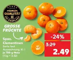 Kaufland Span. Clementinen Angebot