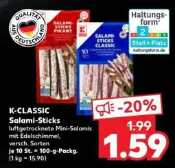 Kaufland K-CLASSIC Salami-Sticks Angebot