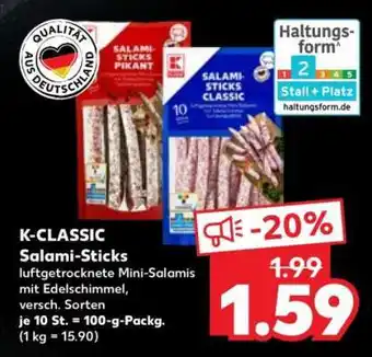 Kaufland K-CLASSIC Salami-Sticks Angebot