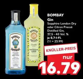 Kaufland Bombay Gin Angebot