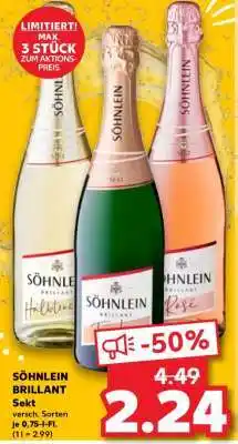 Kaufland SÖHNLEIN Brillant Sekt Angebot
