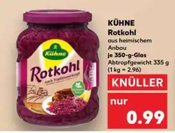 Kaufland Kühne Rotkohl Angebot