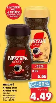 Kaufland NESCAFÉ Classic oder Classic Mild Angebot