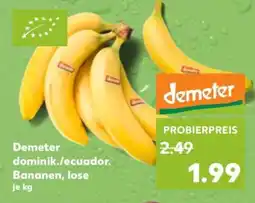 Kaufland Demeter dominik./ecuador. Bananen, lose Angebot