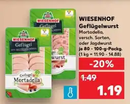 Kaufland WIESENHOF Geflügelwurst Angebot