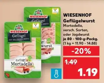 Kaufland WIESENHOF Geflügelwurst Angebot
