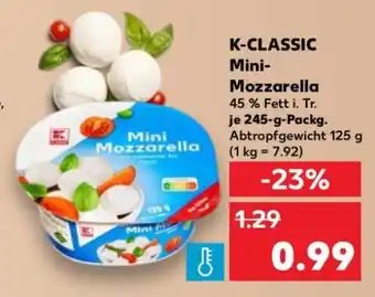 Kaufland K-CLASSIC Mini-Mozzarella Angebot