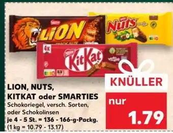 Kaufland LION, NUTS, KITKAT oder SMARTIES Angebot