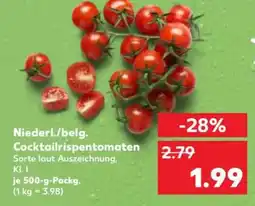 Kaufland Niederl./belg. Cocktailrispentomaten Angebot