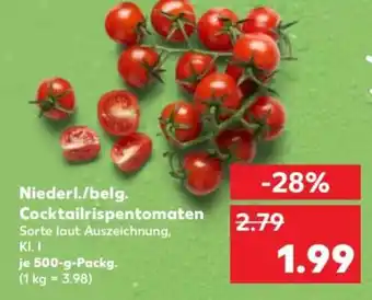 Kaufland Niederl./belg. Cocktailrispentomaten Angebot