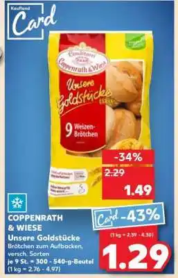 Kaufland COPPENRATH & WIESE Unsere Goldstücke Angebot
