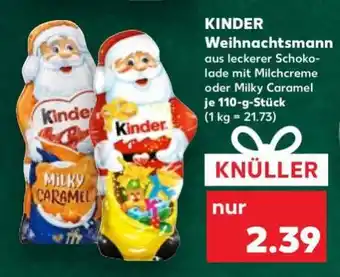Kaufland KINDER Weihnachtsmann Angebot