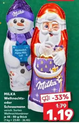 Kaufland Milka Weihnachts- oder Schneemann Angebot