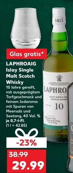 Kaufland LAPHROAIG Islay Single Malt Scotch Whisky Angebot