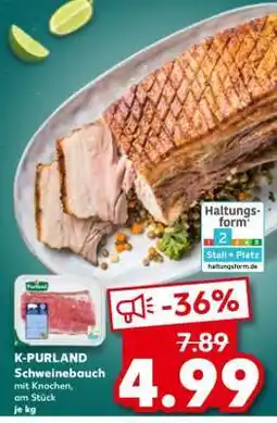 Kaufland K-PURLAND Schweinebauch Angebot