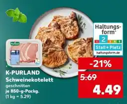 Kaufland K-PURLAND Schweinekotelett Angebot