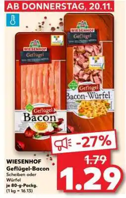 Kaufland WIESENHOF Geflügel-Bacon Angebot