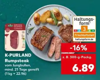 Kaufland K-PURLAND Rumpsteak Angebot