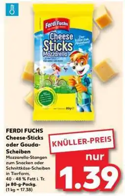 Kaufland FERDI FUCHS Cheese-Sticks oder Gouda- Scheiben Angebot