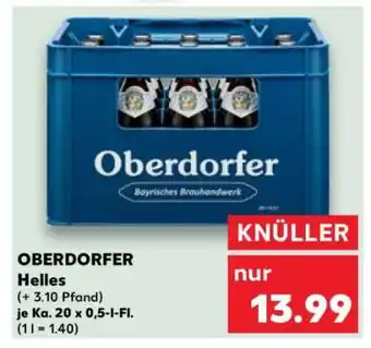 Kaufland Oberdorfer Helles Angebot