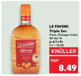Kaufland Le Favori Triple Sec Angebot