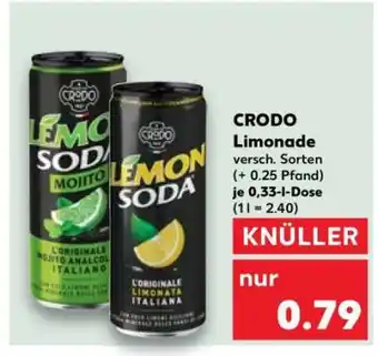 Kaufland CRODO Limonade Angebot