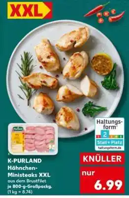 Kaufland K-PURLAND Hähnchen-Ministeaks XXL Angebot