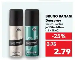 Kaufland BRUNO BANANI Deospray Angebot