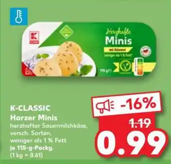 Kaufland K-CLASSIC Harzer Minis Angebot