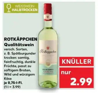 Kaufland ROTKÄPPCHEN Qualitätswein Angebot