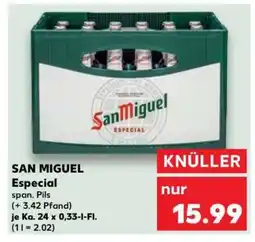 Kaufland San Miguel Especial Angebot