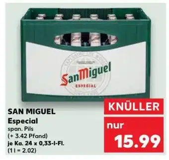Kaufland San Miguel Especial Angebot