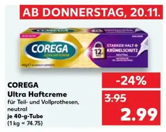 Kaufland COREGA Ultra Haftcreme Angebot
