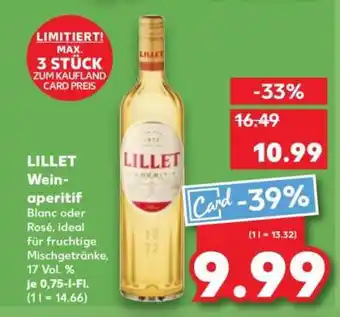 Kaufland LILLET Weinaperitif Angebot