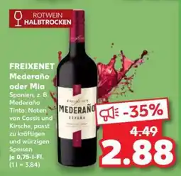 Kaufland FREIXENET Mederaño oder Mia Angebot