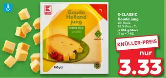 Kaufland K-CLASSIC Gouda jung Angebot
