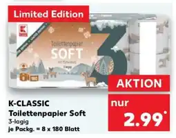 Kaufland K-CLASSIC Toilettenpapier Soft Angebot