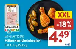 Aldi Süd MEINE METZGEREI Hähnchen-Unterkeulen Angebot