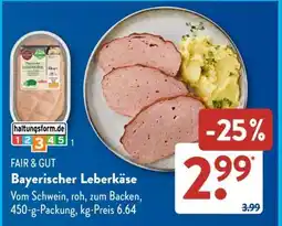 Aldi Süd Bayerischer Leberkäse Angebot