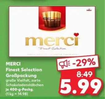 Kaufland MERCI Finest Selection Großpackung Angebot