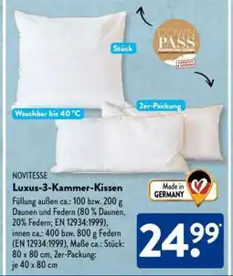Aldi Süd Luxus-3-Kammer-Kissen Angebot