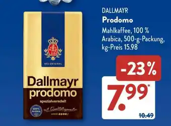 Aldi Süd Dallmayr Prodomo Angebot