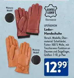 Aldi Süd UP2FASHION Leder-Handschuhe Angebot